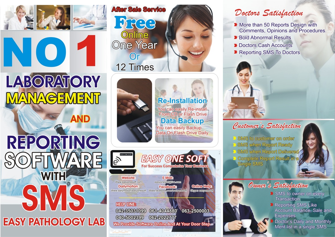 Easy Pathology Lab No 1 Laboratory Management and Reporting Software with SMS and E-mail Facility